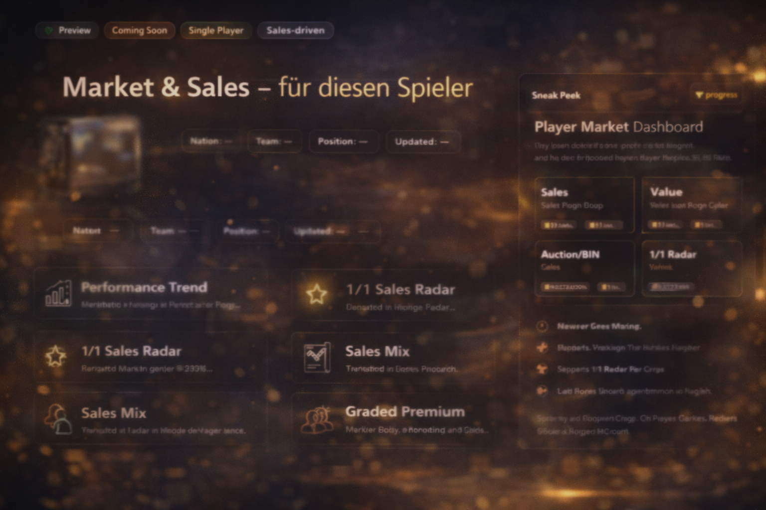 Tradingcards.de Spieler-Marktwerte Vorschau