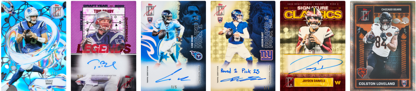 2025 TOPPS Signature Class Football