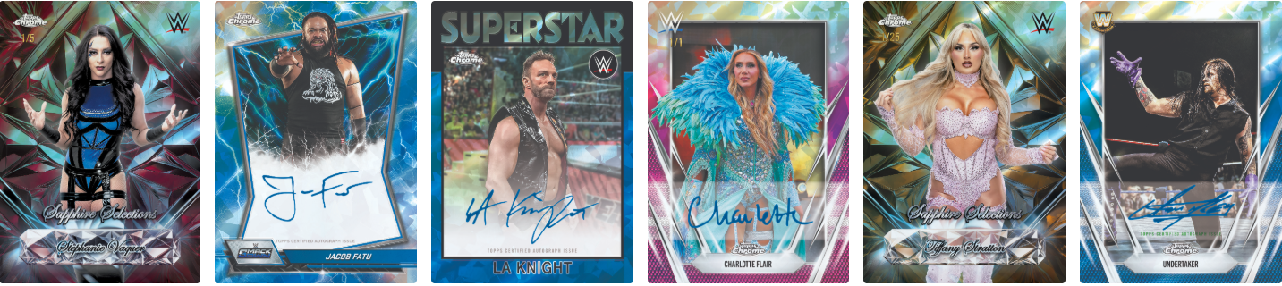 2026 TOPPS Chrome WWE Sapphire