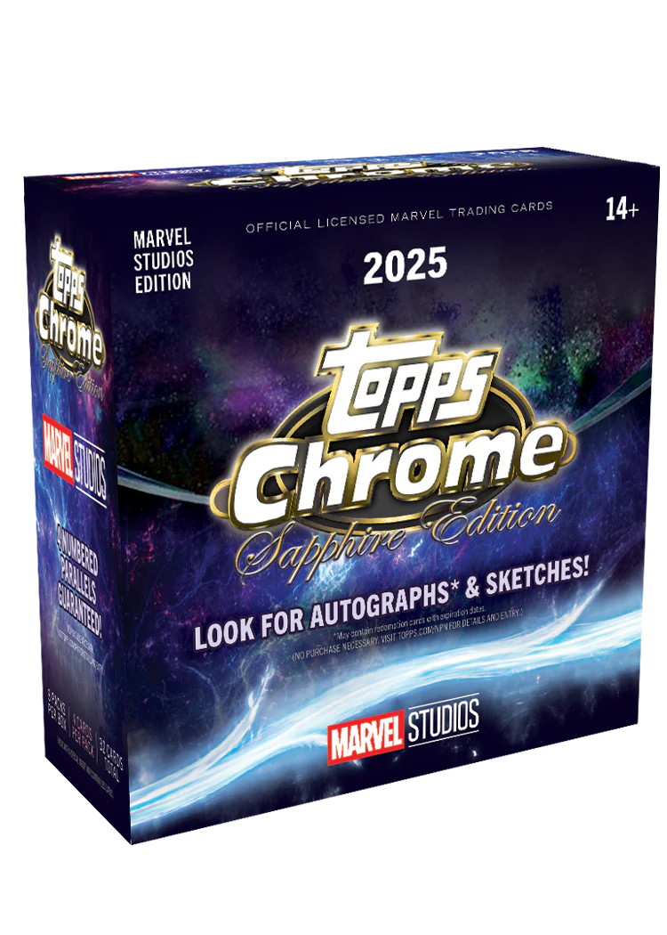 2025 TOPPS Marvel Studios Chrome Sapphire
