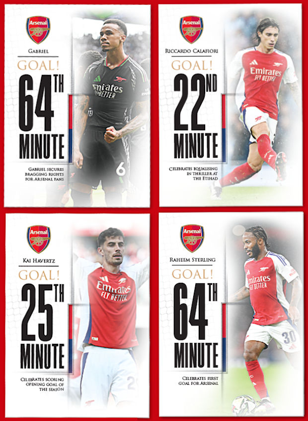 2024-25 FUTERA Arsenal Goal & Headliner