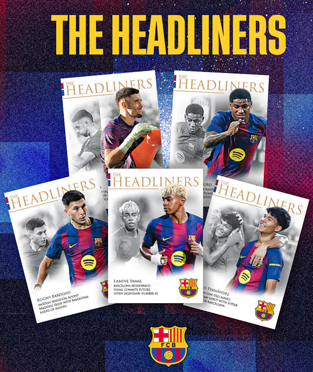 2025-26 FUTERA FC Barcelona Headliners