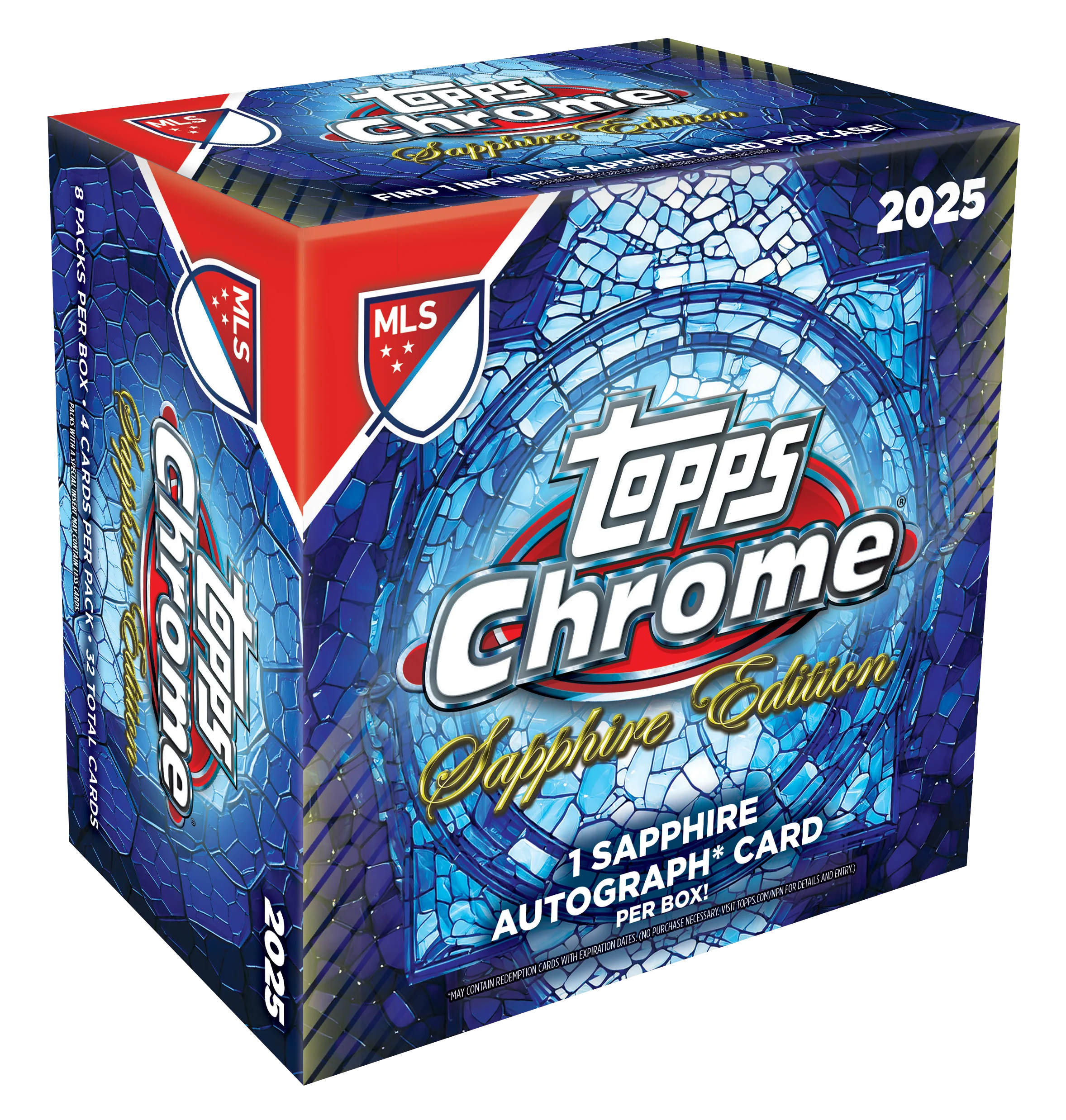 Topps Chrome MLS 2025 Sapphire Edition