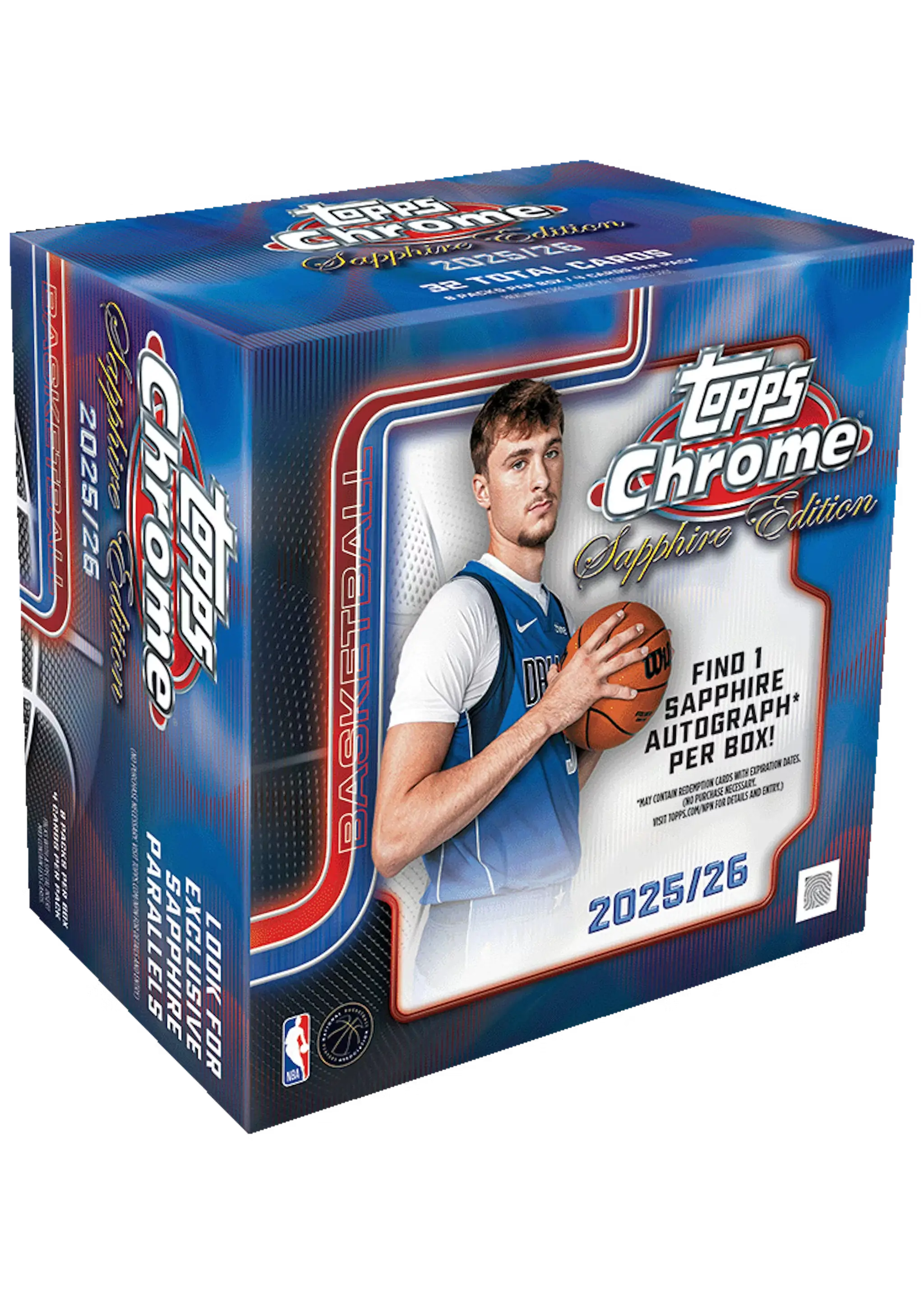 2025-26 TOPPS Chrome Basketball Sapphire