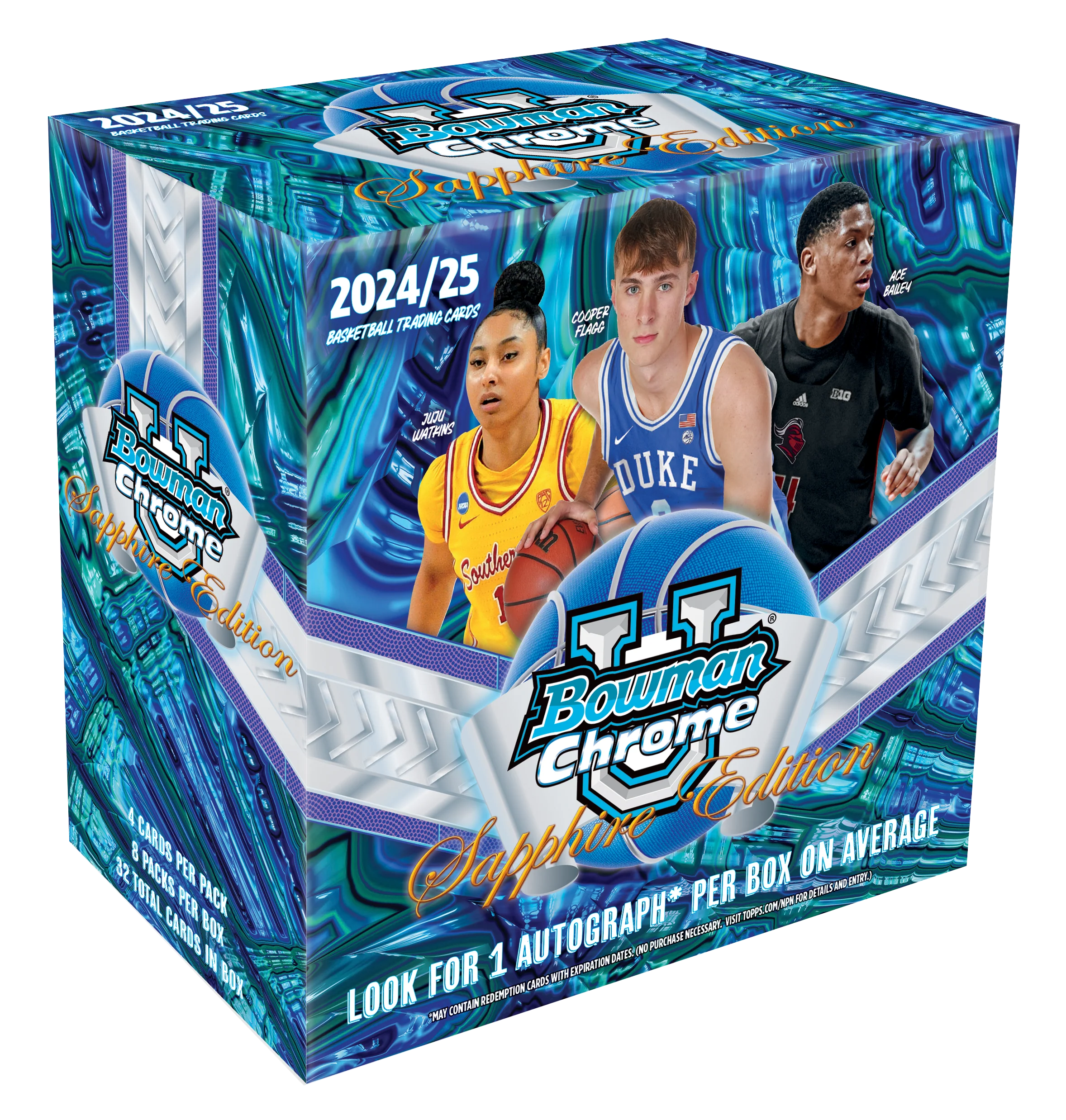 2024-25 Bowman University Chrome Basketball Sapphire