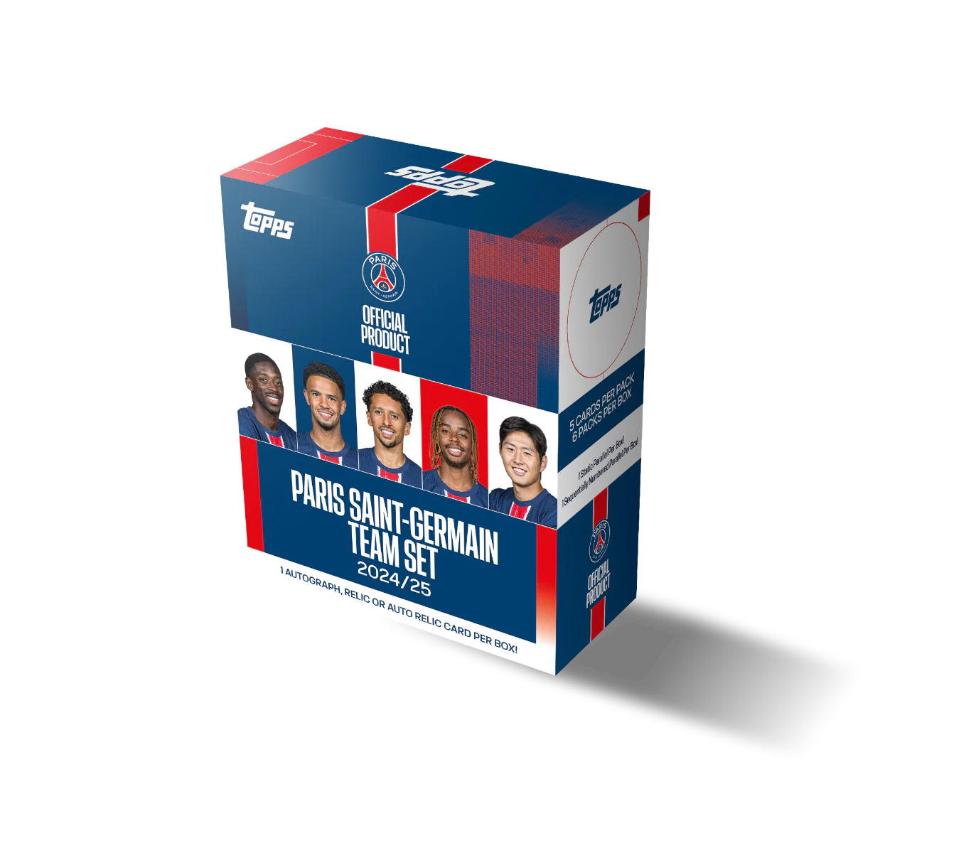2024-25 TOPPS Paris Saint-Germain Official Team Set