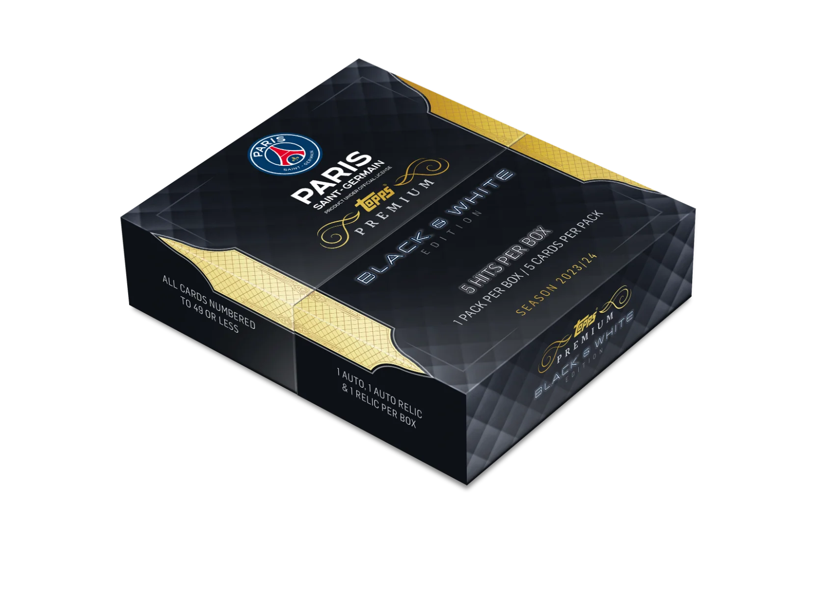 2023-24 TOPPS Premium Black & White Edition Paris Saint-Germain
