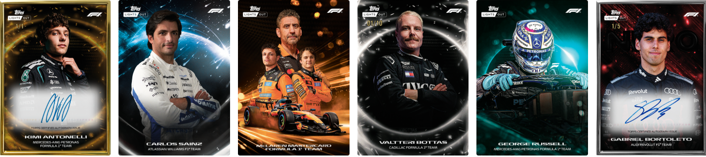 2026 TOPPS F1 Lights Out