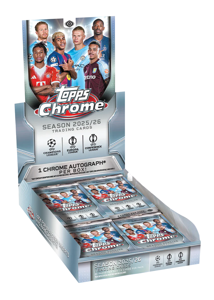 2025-26 TOPPS Chrome UEFA Club Competitions 