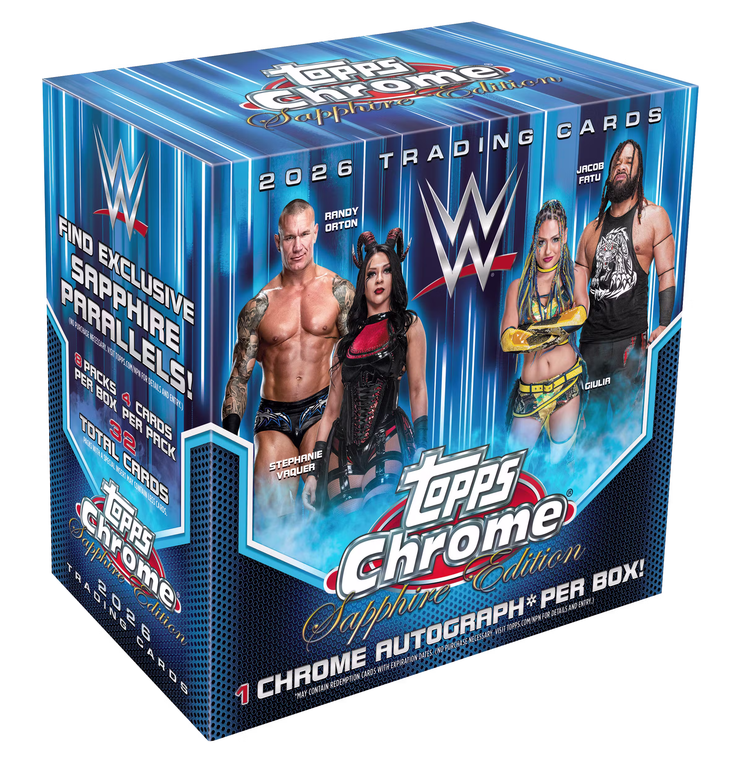 2026 TOPPS Chrome WWE Sapphire