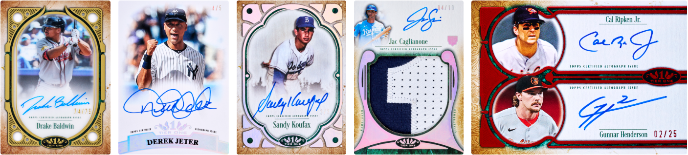 2026 TOPPS Tier One Baseball